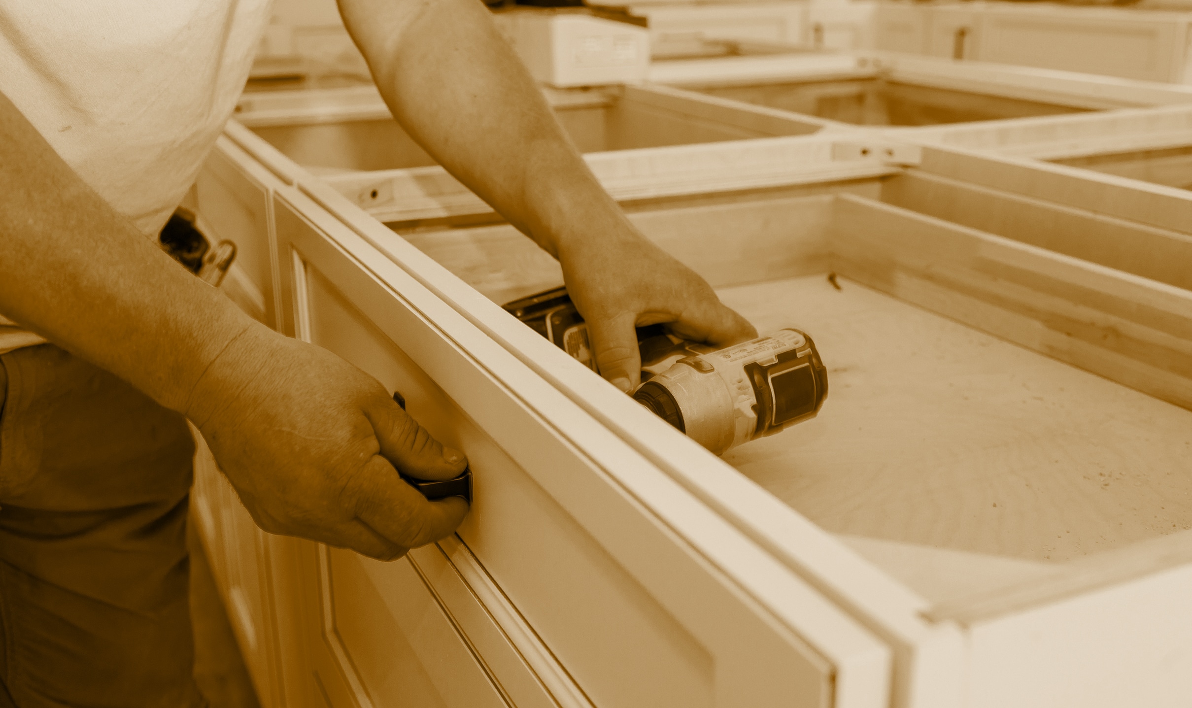 Massgefertigte Küche aus der Schreinerei